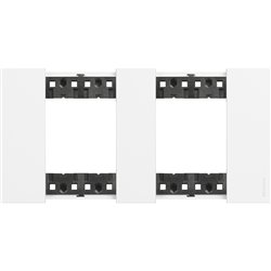 Plaque de finition Living Now Collection Les Blancs 2x2 modules Blanc BTKA4802M2KW