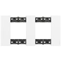 Plaque de finition Living Now Collection Les Blancs 2x2 modules Blanc BTKA4802M2KW