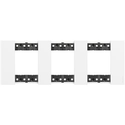 Plaque de finition Living Now Collection Les Blancs 3x2 modules Blanc BTKA4802M3KW