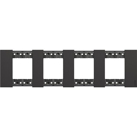Plaque de finition Living Now Collection Les Noirs 4x2 modules Noir BTKA4802M4KG