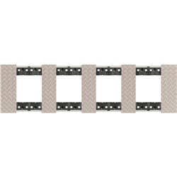Plaque de finition Living Now Collection Les Sables 4x2 modules Optic BTKA4802M4MM
