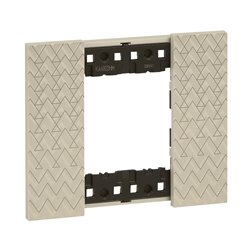Lot de 5 plaques de finition Living Now Collection Les Blancs 2 modules Optic BTKA4802MM