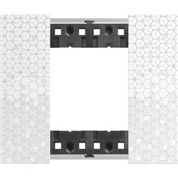 Lot de 5 plaques de finition Living Now Collection Les Blancs 2 modules Pixel BTKA4802MW