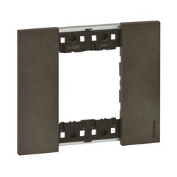 Lot de 5 plaques de finition Living Now Collection Les Noirs 2 modules Acier Space BTKA4802NG