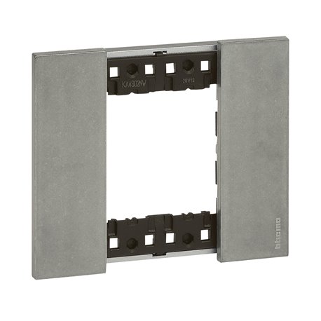 Lot de 5 plaques de finition Living Now Collection Les Blancs 2 modules Acier Moon BTKA4802NW