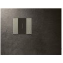 Lot de 5 plaques de finition Living Now Collection Les Noirs 2 modules Acier BTKA4802ZG