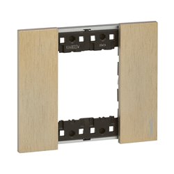 Lot de 5 plaques de finition Living Now Collection Les Blancs 2 modules Or BTKA4802ZW