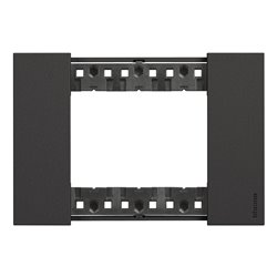 Plaque de finition Living Now Collection Les Noirs 3 modules Noir BTKA4803KG