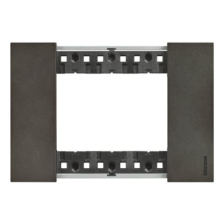 Plaque de finition Living Now Collection Les Noirs 3 modules Acier Space BTKA4803NG Plaque de finition Living Now Collection Les Noirs 3 modules Acier Space BTKA4803NG