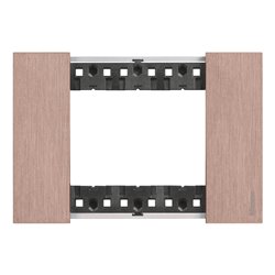 Plaque de finition Living Now Collection Les Sables 3 modules Cuivre BTKA4803ZM