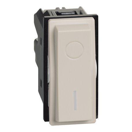 Lot de 10 Interrupteurs bipolaire 16AX Living Now 1 module sable BTKM4002 Lot de 10 Interrupteurs bipolaire 16AX Living Now 1 module sable BTKM4002