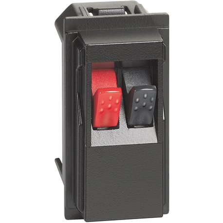 Lot de 10 Prises haut-parleurs Living Now 1 module noir BTKG4294 Lot de 10 Prises haut-parleurs Living Now 1 module noir BTKG4294