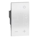 Thermostat électronique avec écran rétro-éclairé Living Now 2 modules blanc BTKW4441