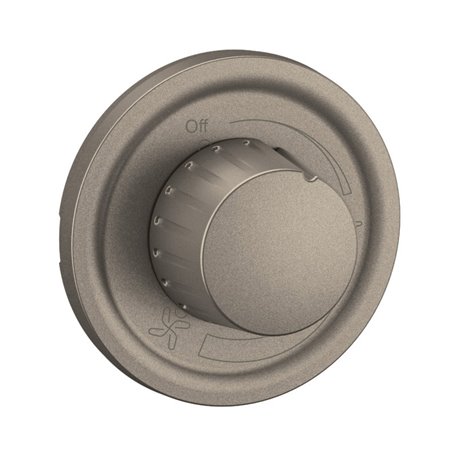 Enjoliveur interrupteur variateur ventilateur de plafond Céliane Titanium CT0015