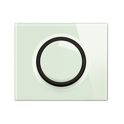 Enjoliveur mécanisme à anneau Céliane Verre Opale Blanc CB1006