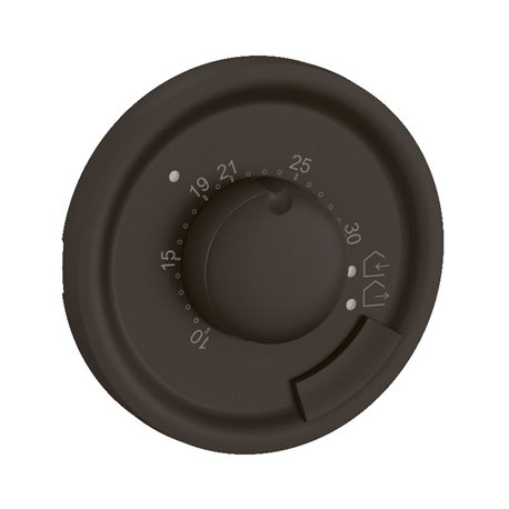 Enjoliveur pour thermostat d'ambiance Céliane Noir CN0250