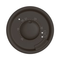 Enjoliveur pour thermostat d'ambiance Céliane Noir CN0250