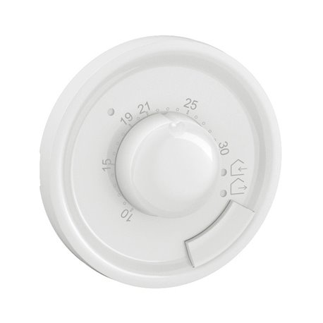 Enjoliveur pour thermostat d'ambiance Céliane Blanc CB0250
