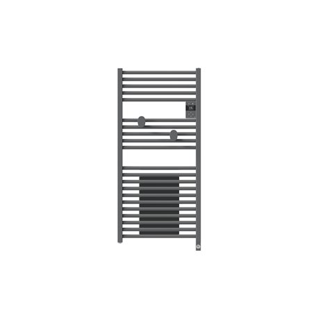 Sèche serviette électrique Riva 5 500+1000 Watts Gris Menhir