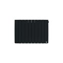 Radiateur fluide caloporteur Bilbao 4 Horizontal 1500 Watts Gris Ardoise