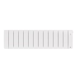 Radiateur fluide caloporteur Bilbao 4 Bas 1400 Watts Blanc Brillant
