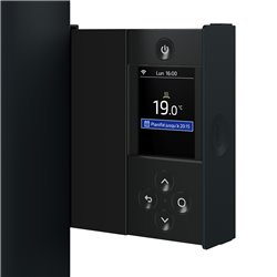 Radiateur fluide caloporteur Bilbao 4 Vertical 1800 Watts Gris Ardoise