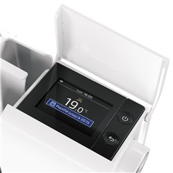 Radiateur fluide caloporteur Bilbao 4 Horizontal 1000 Watts Blanc Brillant