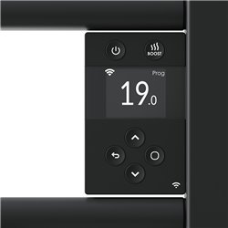 Sèche serviette électrique Riva 5 300 Watts Noir Carbone