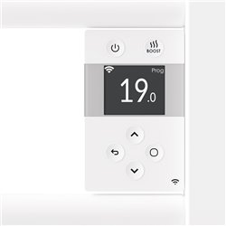 Sèche serviette électrique Riva 5 750+1000 Watts Blanc Brillant