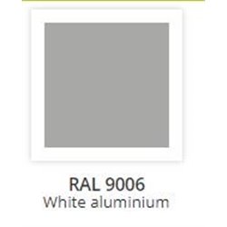 Sèche serviette électrique Chorus Bains 300 Watts White Aluminium, 725x400x117 mm CHO0640EG-9006-DESTOCK
