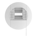 Bouche VMC hygroréglable temporisée cuisine manuelle 10/40/90 m3/h