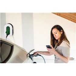 Borne de recharge véhicule électrique connectable 7,4/11/22KW 1P/3P+N  TIC 16/32A Evlink EVH5A22N400F