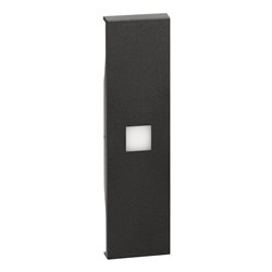 Lot de 5 enjoliveurs Living Now pour forte intensité lumineuse 1 module noir BTKG01X
