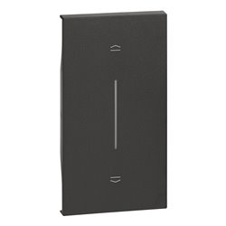Lot de 10 enjoliveurs Living Now avec marquage montée/descente MyHOME_Up noir BTKG05MH2