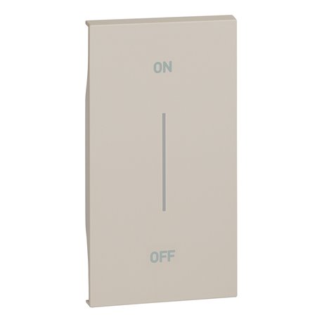 Lot de 10 enjoliveurs Living Now avec marquage ON/OFF MyHOME_Up 2 modules sable BTKM01MH2AG