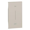 Lot de 10 enjoliveurs Living Now avec marquage ON/OFF MyHOME_Up 2 modules sable BTKM01MH2AG