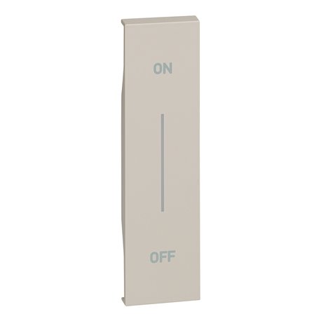 Lot de 10 enjoliveurs Living Now avec marquage ON/OFF MyHOME_Up 1 module sable BTKM01MHAG