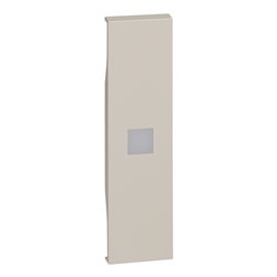 Lot de 5 enjoliveurs Living Now pour forte intensité lumineuse 1 module sable BTKM01X