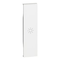 Lot de 10 enjoliveurs Living Now avec symbole lumière MyHOME_Up 1 module blanc BTKW01A
