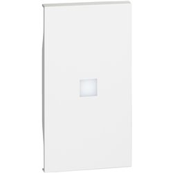 Lot de 5 enjoliveurs Living Now haute luminosité MyHOME_Up 2 modules blanc BTKW01MH2X