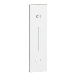 Lot de 10 enjoliveurs Living Now avec marquage ON/OFF MyHOME_Up 1 module blanc BTKW01MHAG