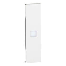 Lot de 5 enjoliveurs Living Now pour forte intensité lumineuse 1 module blanc BTKW01X
