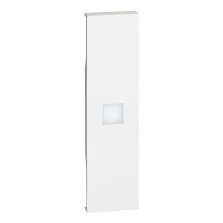 Lot de 5 enjoliveurs Living Now pour forte intensité lumineuse 1 module blanc BTKW01X