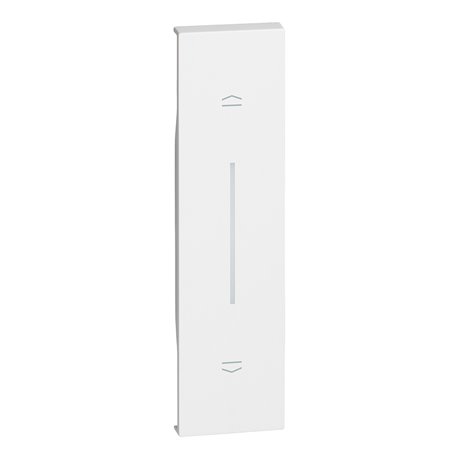 Lot de 10 enjoliveurs Living Now pour poussoir de volets roulants 1 module blanc BTKW05