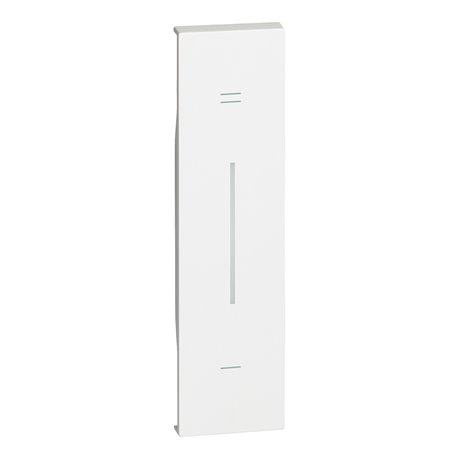 Lot de 10 enjoliveurs Living Now avec marquage +/- MyHOME_Up 1 module blanc BTKW19MH