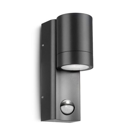 Applique murale extérieur LED, 7W GU10 EDEN 100943 avec détécteur IR et crépusculaire
