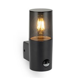Applique murale extérieur LED, 12W E27 EDEN 100939 avec détécteur IR et crépusculaire