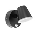 Applique murale extérieur LED simple, 12,5W 800 Lm Blanc chaud CAMELIA 100935 avec détécteur IR et crépusculaire