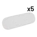 Lot de 5 Protège-boitiers Pour boîtes d'appareillage 3 postes