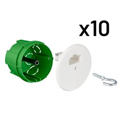 Lot de 10 points de centre DCL Ø67/68 mm